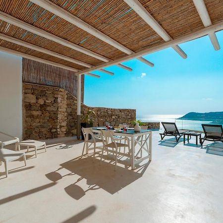 Elia House With Amazing View On The Beach Mykonos Villa Mykonos Town Luaran gambar