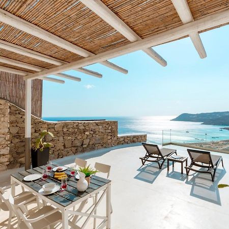 Elia House With Amazing View On The Beach Mykonos Villa Mykonos Town Luaran gambar