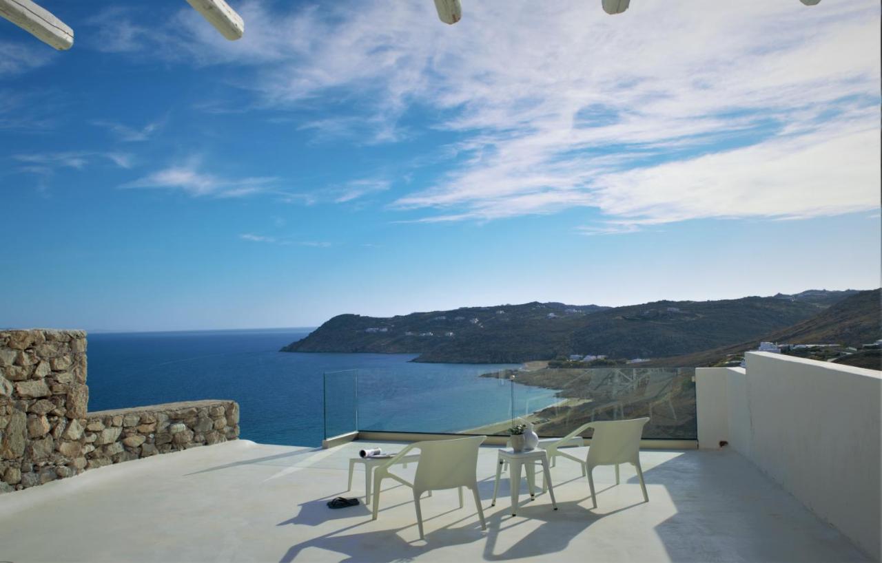 Elia House With Amazing View On The Beach Mykonos Villa Mykonos Town Luaran gambar