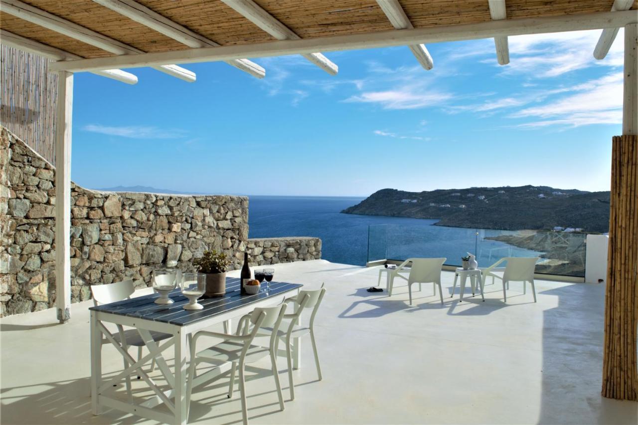 Elia House With Amazing View On The Beach Mykonos Villa Mykonos Town Luaran gambar